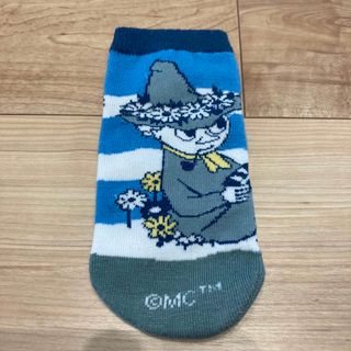 ムーミン(MOOMIN)のムーミン　ペットボトルホルダー　ポーチ　十六茶　スナフキン(ノベルティグッズ)