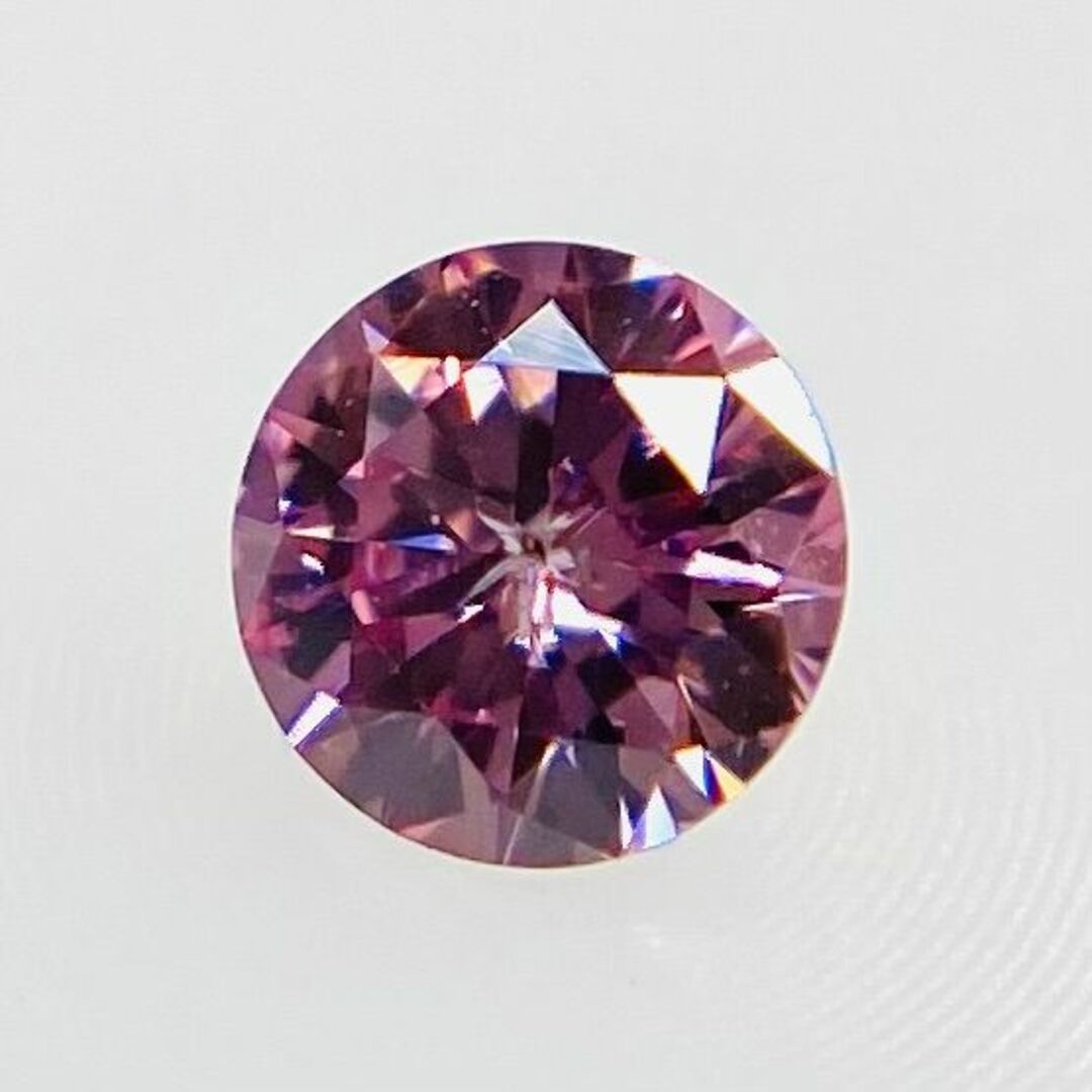 FANCY VIVID PURPLISH PINK 0.066ct RD レディースのアクセサリー(その他)の商品写真