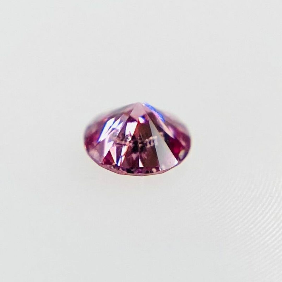 FANCY VIVID PURPLISH PINK 0.066ct RD レディースのアクセサリー(その他)の商品写真