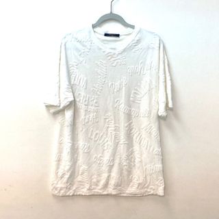 ルイヴィトン(LOUIS VUITTON)のルイヴィトン LOUIS VUITTON ロゴ タオリング シティー ラグラン  アパレル トップス パイル 半袖Ｔシャツ コットン ホワイト(Tシャツ/カットソー(半袖/袖なし))