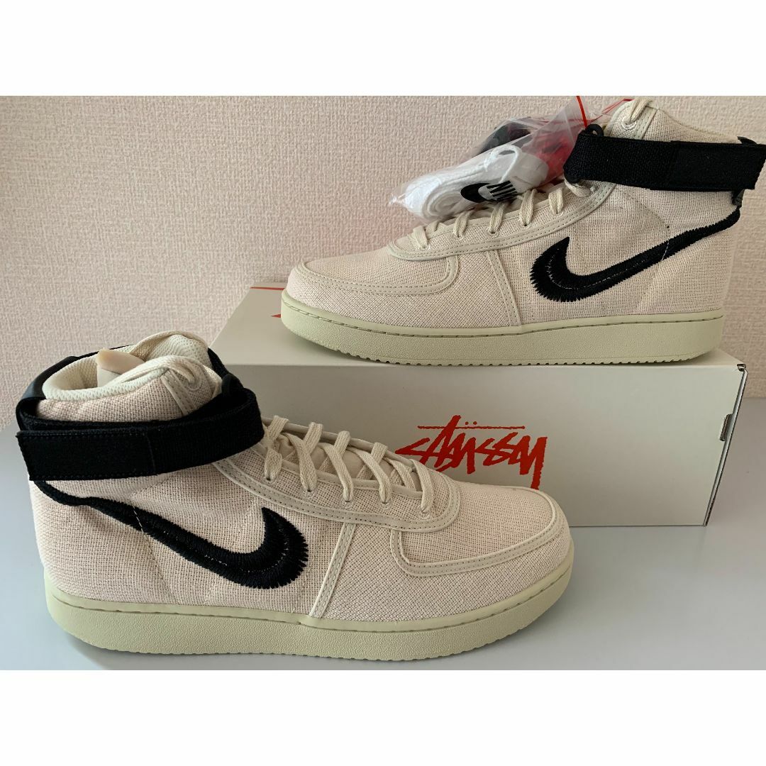 STUSSY NIKE VANDAL HI fossil 27cm