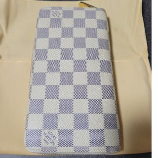 ルイヴィトン(LOUIS VUITTON)の美品　ルイ ヴィトン　長財布　ダミエ アズール　ルイヴィトン　財布(財布)