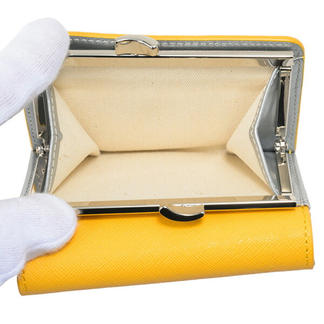 Vivienne Westwood(ヴィヴィアンウエストウッド)の新品 ヴィヴィアン ウエストウッド Vivienne Westwood 3つ折り財布 イエロー レディースのファッション小物(財布)の商品写真