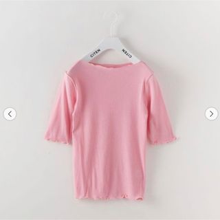 ユナイテッドアローズ(UNITED ARROWS)の新品未使用♡CITENシア―リブショートスリーブトップス(Tシャツ(半袖/袖なし))