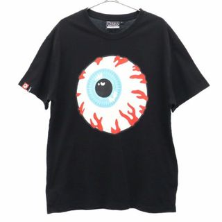 ミシカ(MISHKA)のミシカ プリント 半袖 Tシャツ L ブラック系 MNWKA メンズ 【中古】  【230615】 メール便可(Tシャツ/カットソー(半袖/袖なし))