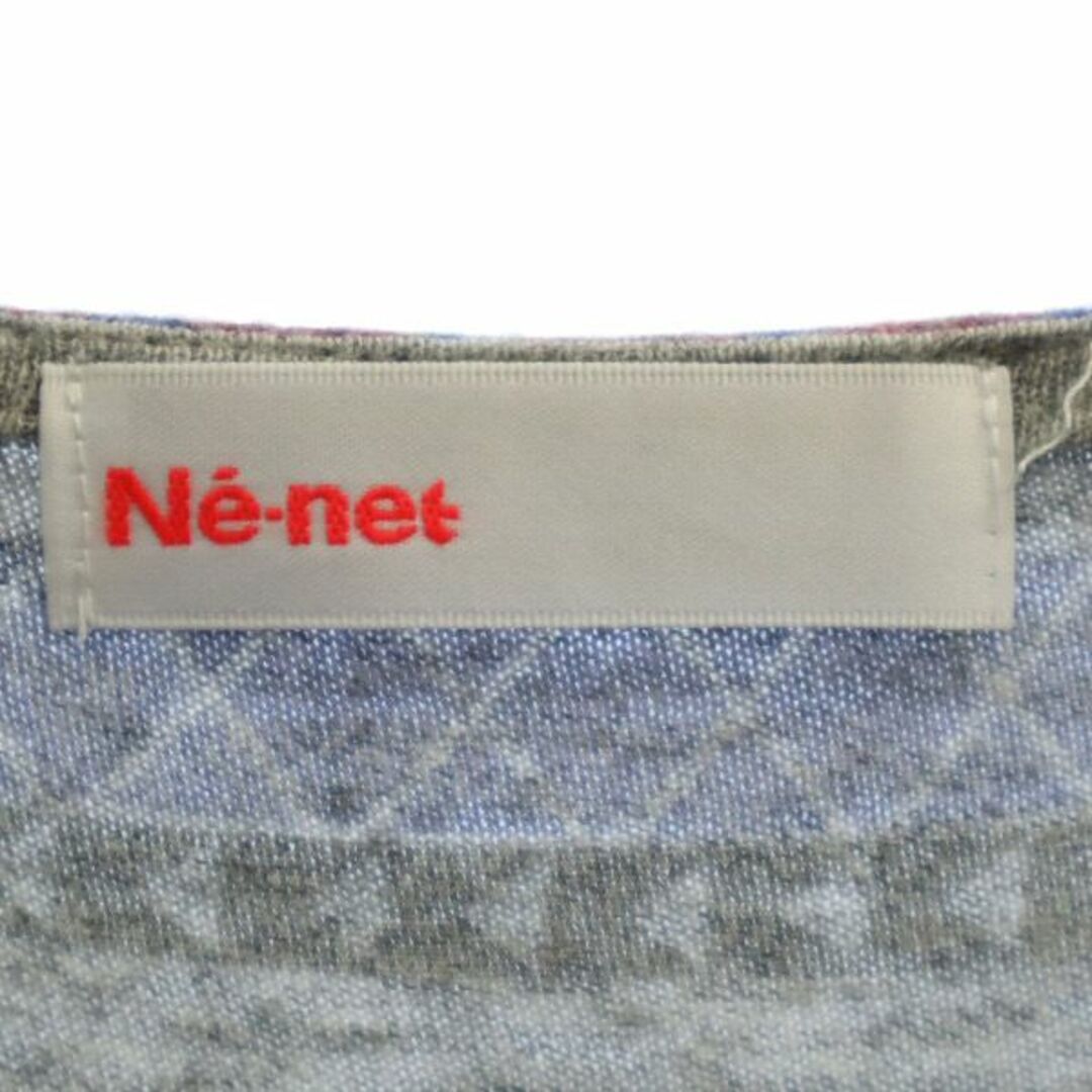 Ne-net(ネネット)のネネット 総柄 長袖 ワンピース 2 Ne-net レディース 【中古】  【230615】 レディースのワンピース(ミニワンピース)の商品写真