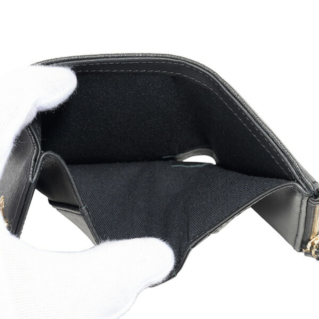 Vivienne Westwood(ヴィヴィアンウエストウッド)の新品 ヴィヴィアン ウエストウッド Vivienne Westwood 3つ折り財布 ブラック レディースのファッション小物(財布)の商品写真