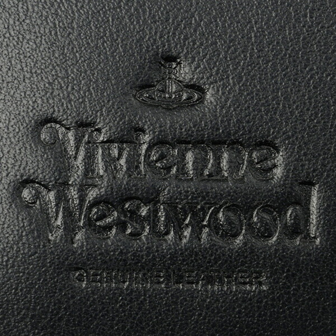 Vivienne Westwood(ヴィヴィアンウエストウッド)の新品 ヴィヴィアン ウエストウッド Vivienne Westwood 2つ折り財布 ブラック レディースのファッション小物(財布)の商品写真