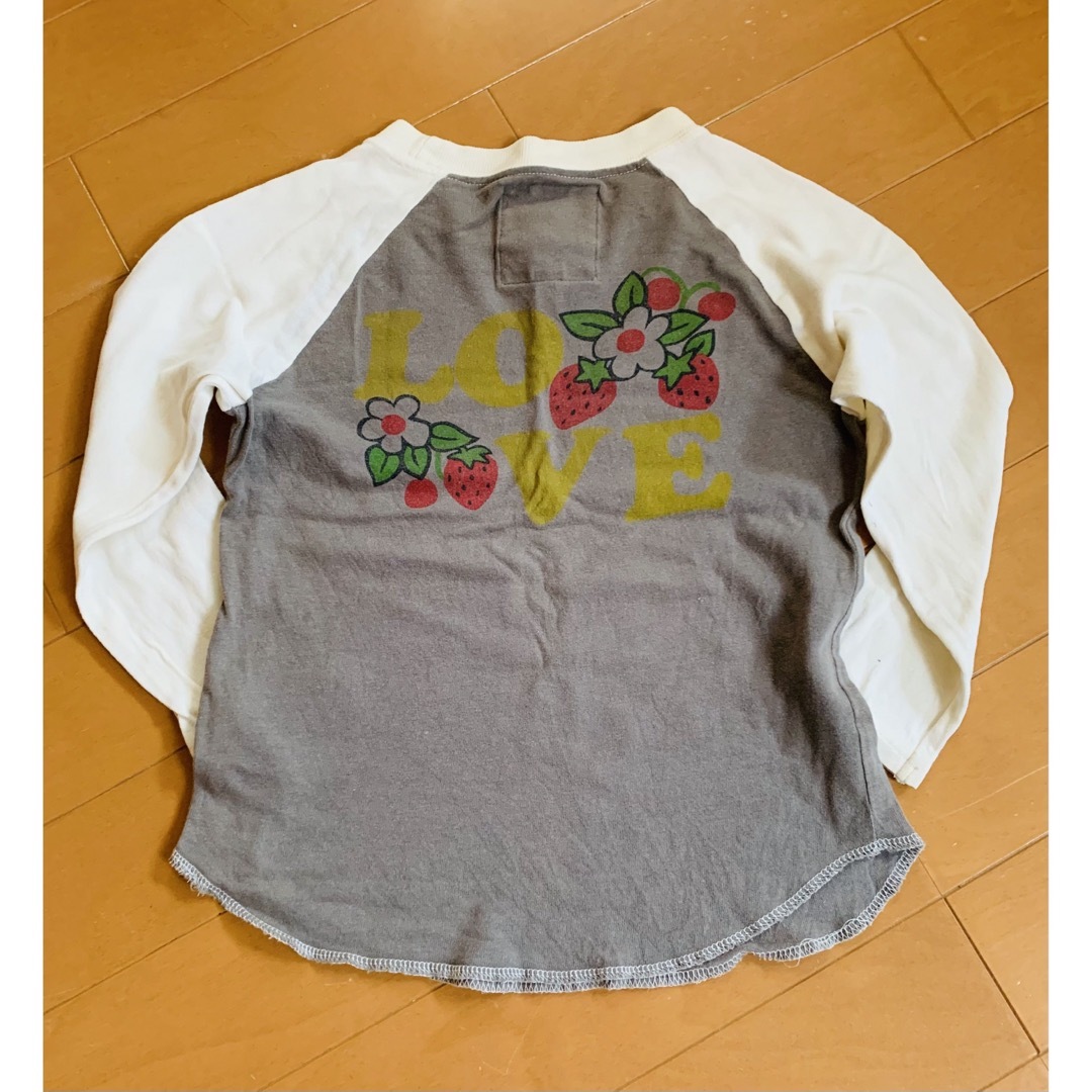 GrandGround(グラグラ)の◎グラグラ◎日本製◎パンダラグランTee♪サイズＳ110〜115 キッズ/ベビー/マタニティのキッズ服女の子用(90cm~)(Tシャツ/カットソー)の商品写真