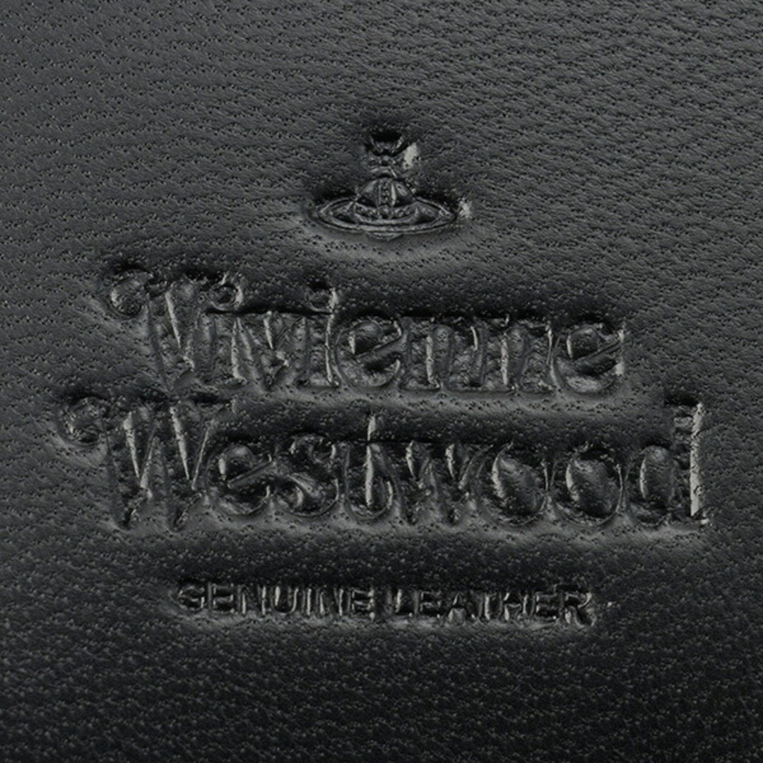 Vivienne Westwood(ヴィヴィアンウエストウッド)の新品 ヴィヴィアン ウエストウッド Vivienne Westwood 2つ折り財布 ブラック レディースのファッション小物(財布)の商品写真