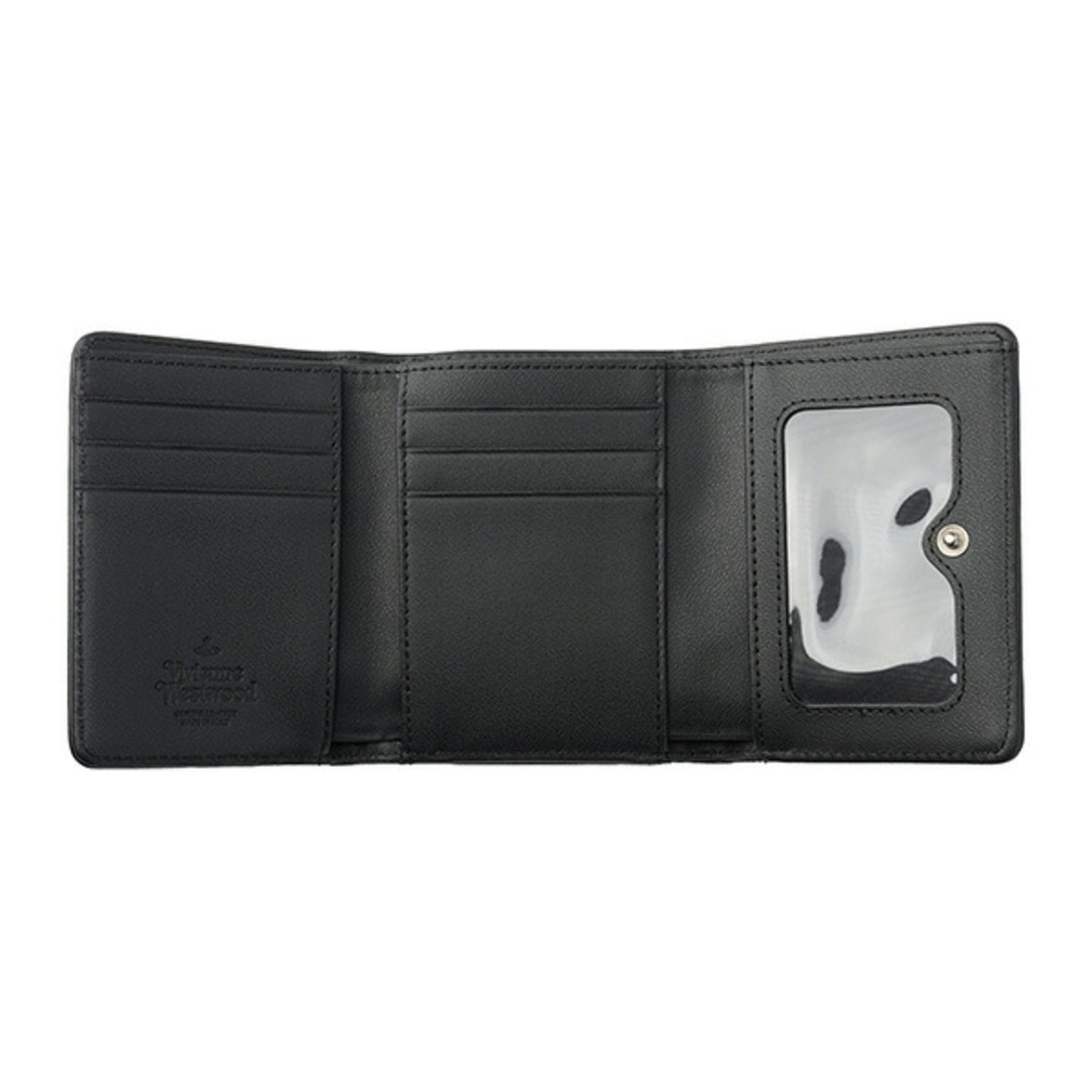 Vivienne Westwood(ヴィヴィアンウエストウッド)の新品 ヴィヴィアン ウエストウッド Vivienne Westwood 3つ折り財布 ブラック レディースのファッション小物(財布)の商品写真