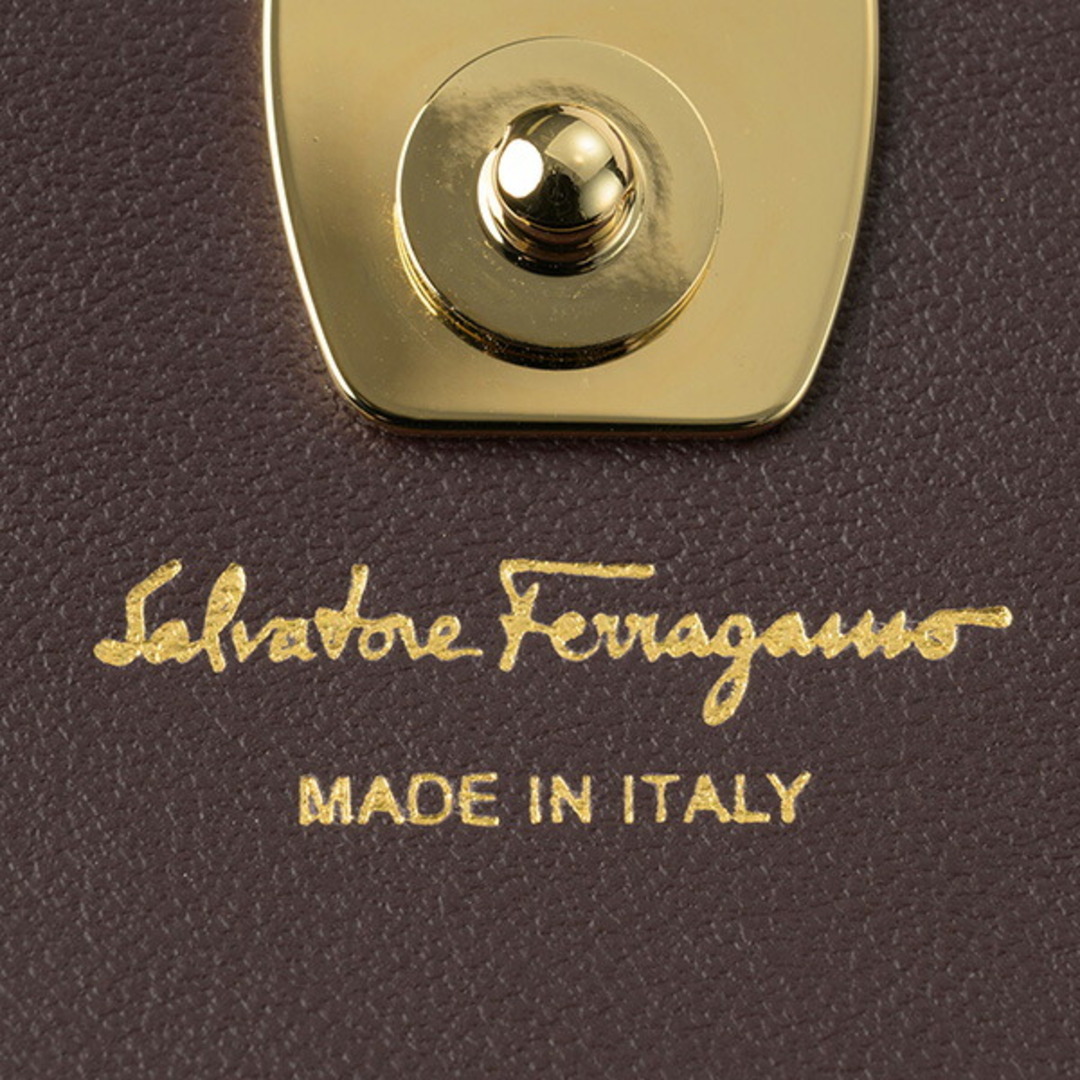 Ferragamo(フェラガモ)の新品 フェラガモ FERRAGAMO 長財布 コンチネンタルウォレット ダークレッド レディースのファッション小物(財布)の商品写真
