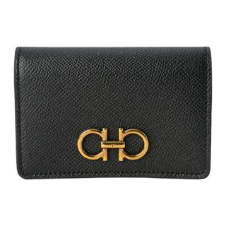 フェラガモ(Ferragamo)の新品 フェラガモ FERRAGAMO カードケース CARD HOLDER ネロ(名刺入れ/定期入れ)