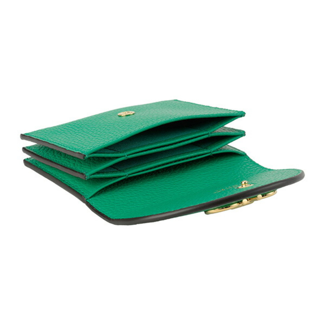 Ferragamo(フェラガモ)の新品 フェラガモ FERRAGAMO カードケース CARD HOLDER スメラルド レディースのファッション小物(名刺入れ/定期入れ)の商品写真