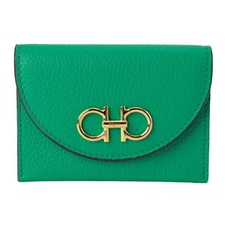 フェラガモ(Ferragamo)の新品 フェラガモ FERRAGAMO カードケース CARD HOLDER スメラルド(名刺入れ/定期入れ)