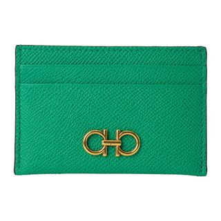 フェラガモ(Ferragamo)の新品 フェラガモ FERRAGAMO カードケース CARD HOLDER スメラルド(名刺入れ/定期入れ)