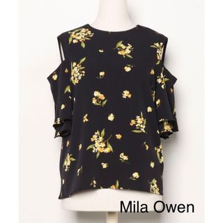 ミラオーウェン(Mila Owen)のMila Owen オープンショルダー花柄ブラウス(シャツ/ブラウス(半袖/袖なし))