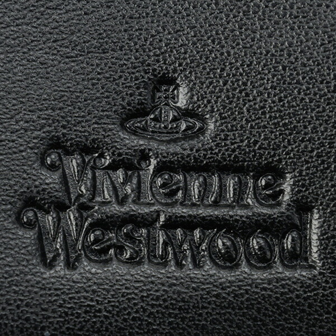 Vivienne Westwood(ヴィヴィアンウエストウッド)の新品 ヴィヴィアン ウエストウッド Vivienne Westwood 3つ折り財布 ミニブラックグレー レディースのファッション小物(財布)の商品写真