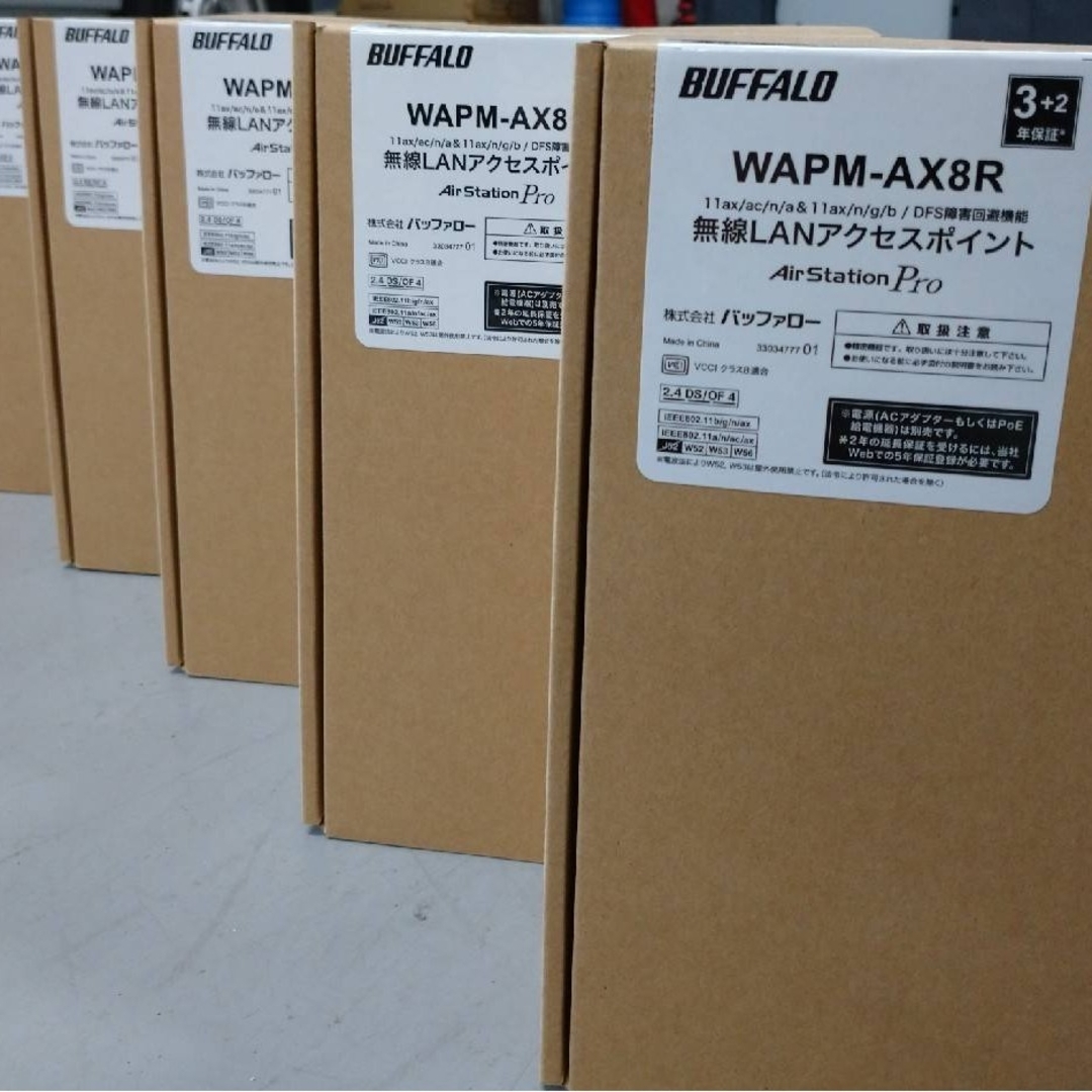 新品?正規品 BUFFALO WAPM-AX8R 5台セット 無線LAN(新品・未使用品) PC