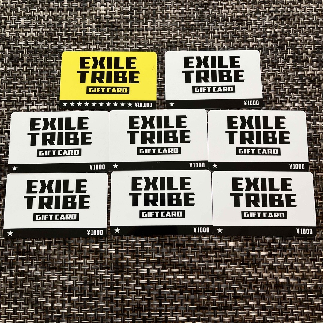 EXILETRIBEギフトカード 17000円分