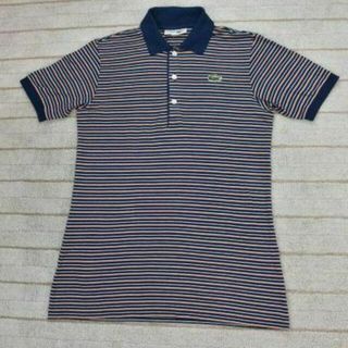 ラコステ 70s ポロ シャツ c7278 ボーダー ビンテージ LACOSTE(ポロシャツ)