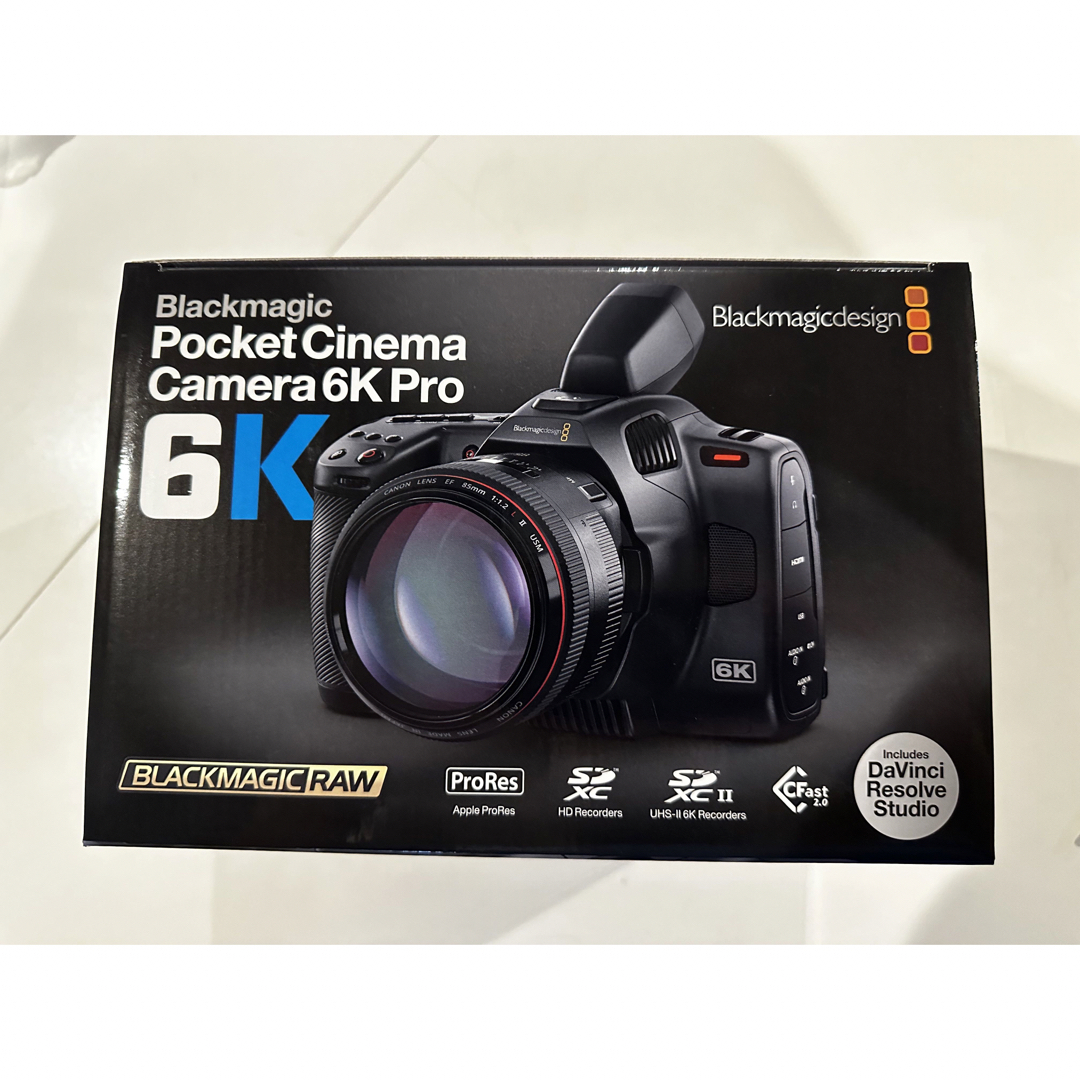 ブラックマジックデザイン　BMPCC6k pro 新品　保証あり