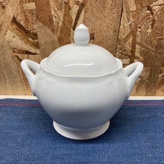 ノリタケ(Noritake)の【Mい367】ノリタケ　シュガーポット　コティホワイト　COTY WHITE(食器)