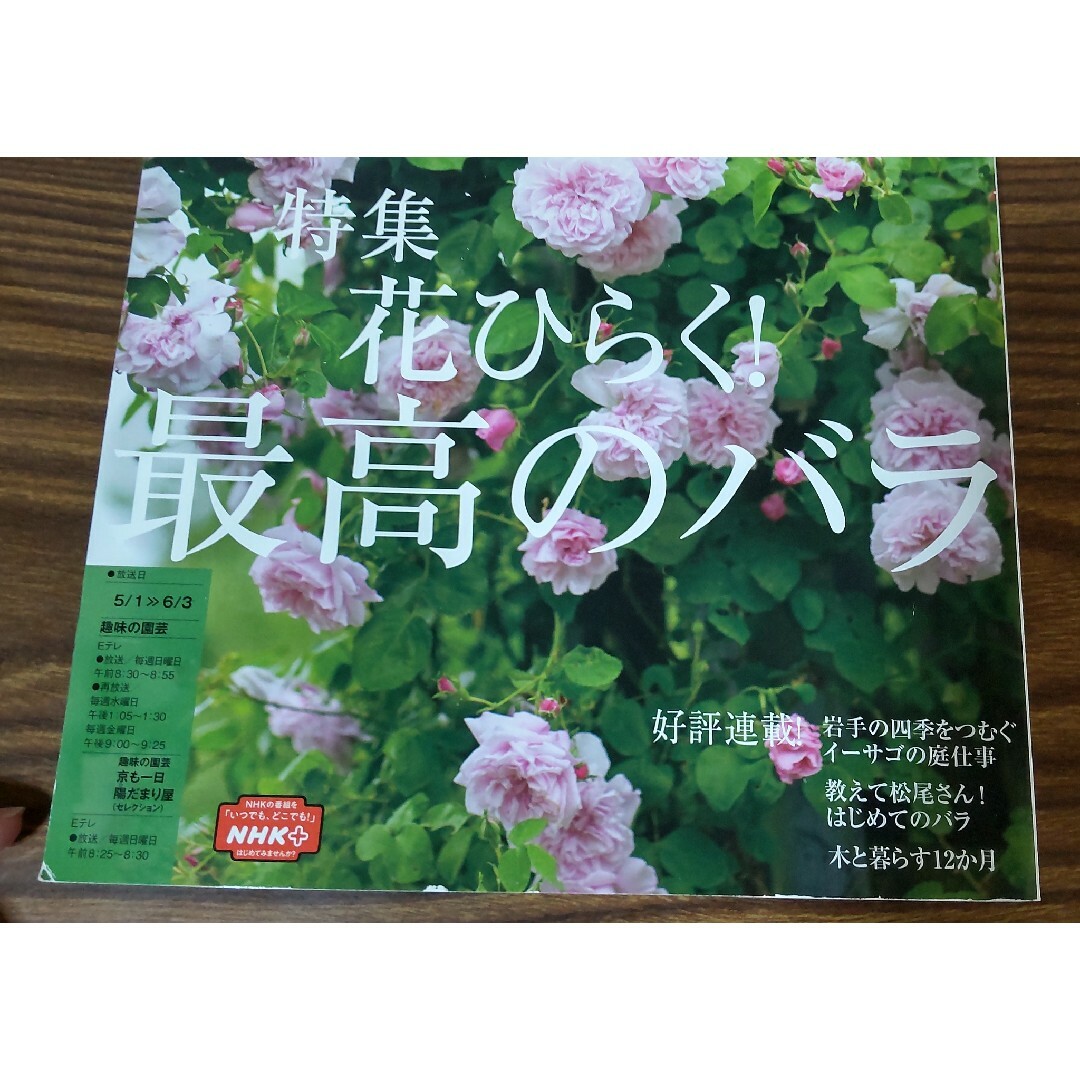 お値下げ★趣味の園芸2022年5月号 花ひらく！ 最高のバラ シャクヤク エンタメ/ホビーの雑誌(趣味/スポーツ)の商品写真