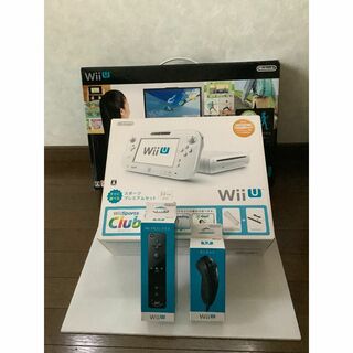 ウィーユー(Wii U)の任天堂　Wii U すぐに遊べるスポーツプレミアムセット＋周辺機器３点(家庭用ゲーム機本体)