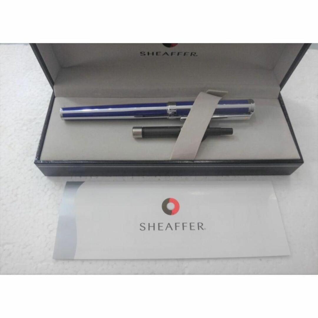 SHEAFFER(シェーファー)の★シェーファー 万年筆 M インテンシティ ウルトラマリンストライプ★ インテリア/住まい/日用品の文房具(ペン/マーカー)の商品写真