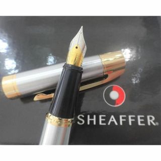 シェーファー(SHEAFFER)の★SHEAFFER シェーファー 300 ブラッシュトクロームGTT 万年筆 F(ペン/マーカー)