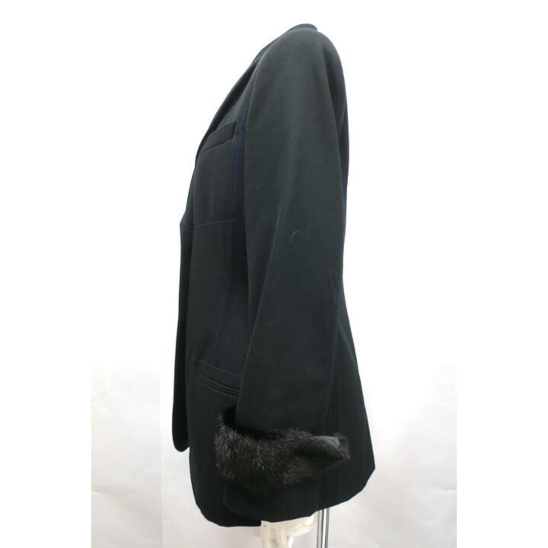 FENDI フェンディ ジャケット レディ—ス ネイビー ステッチ サイズ44 L