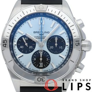 ブライトリング(BREITLING)のブライトリング クロノマット B01 42 アイスブルー  PB0134(PB0134101C1S1) 箱 保証書 SS/ラバー メンズ時計 アイスブルー 美品 【新品】(その他)