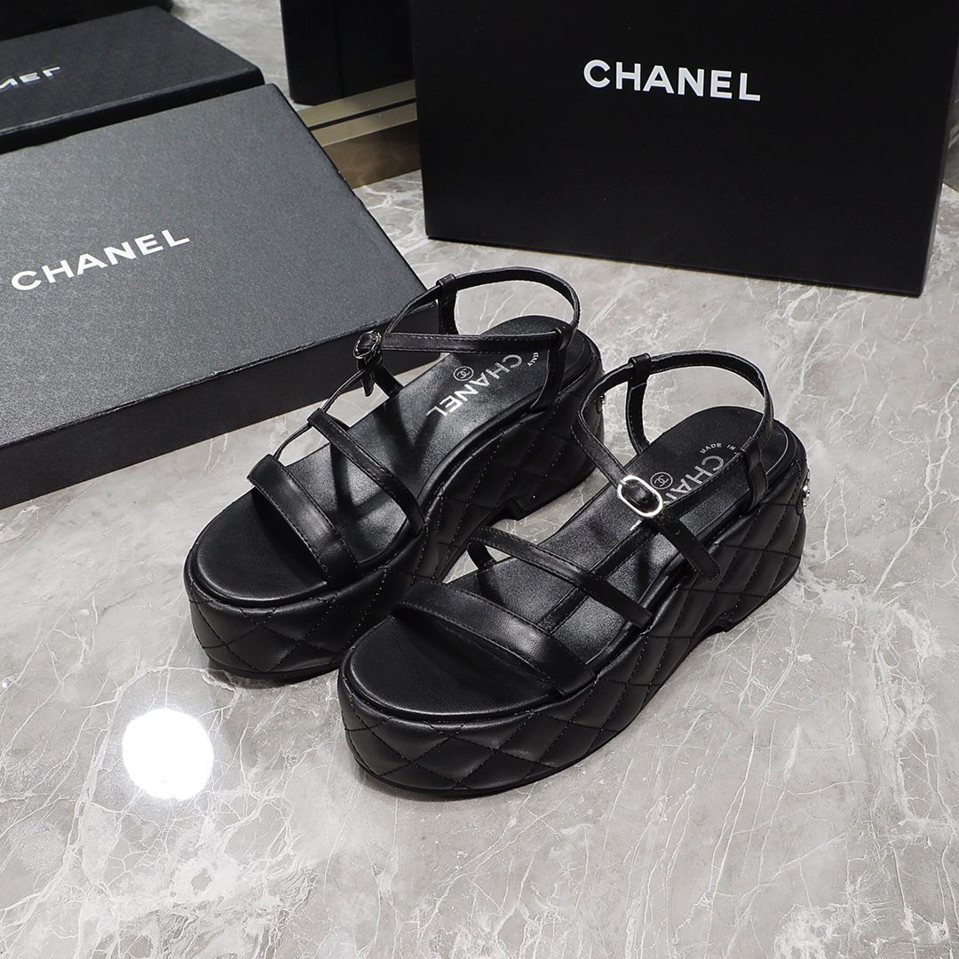 30%OFF】 CHANEL シャネル ターンロック サンダル 37 サンダル