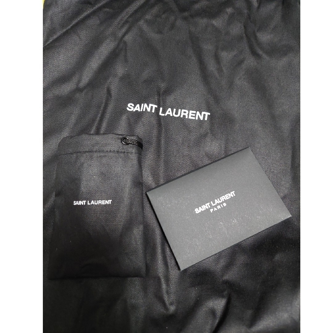 Saint Laurent(サンローラン)の新品未使用SAINTLAURENTサンローラン　ゴールドロゴレザースニーカー メンズの靴/シューズ(スニーカー)の商品写真