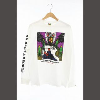 アベイシングエイプ メンズのTシャツ・カットソー(長袖)(ホワイト