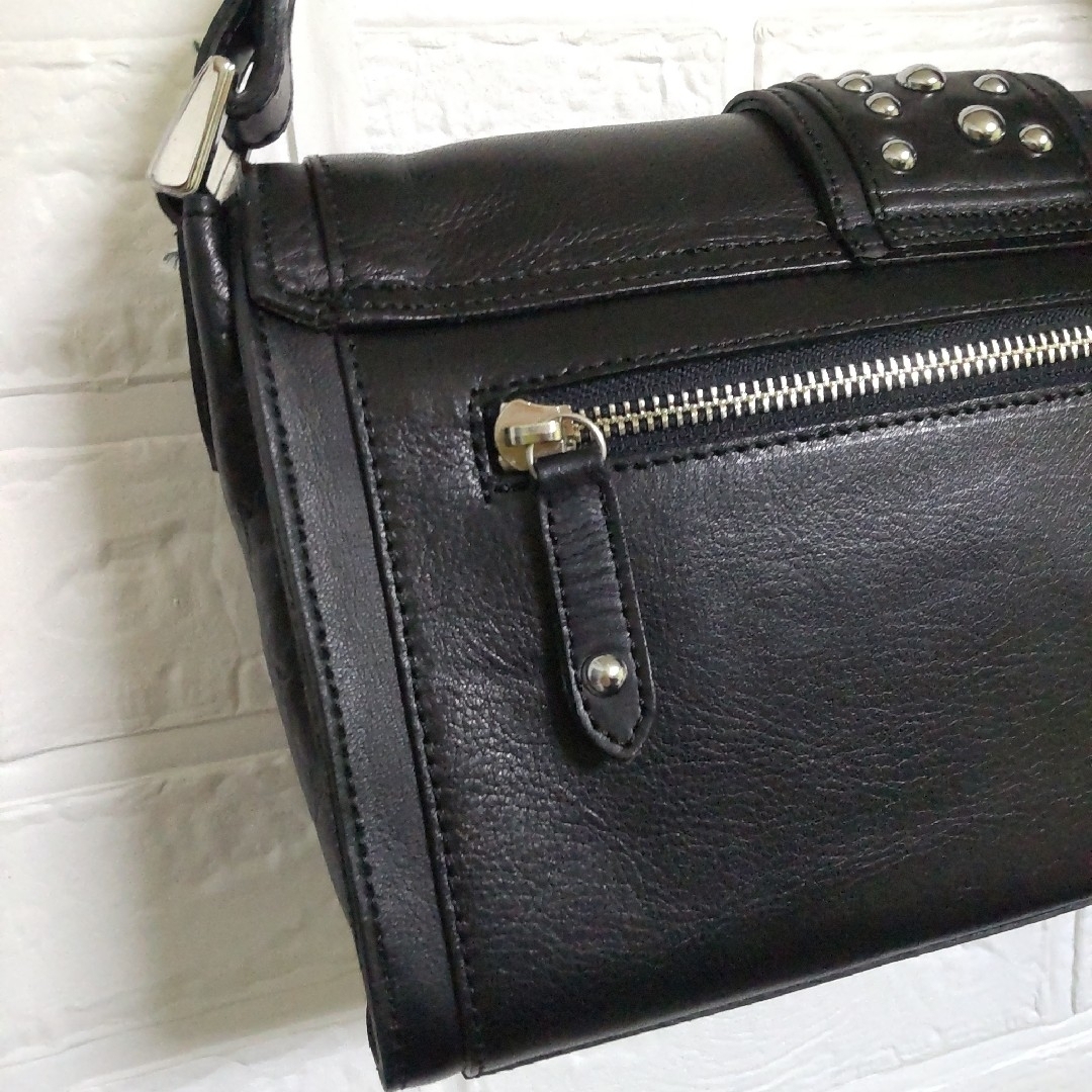 廃番】 Jean Paul GAULTIER☆スカルスタッズレザーバッグ☆中古 廃番】 Jean Paul GAULTIER☆スカルスタッズレザーバッグ☆中古