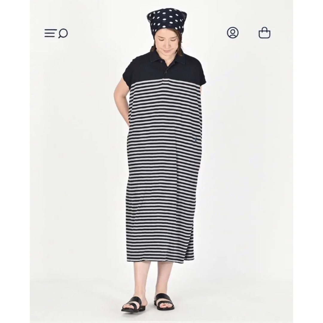 45RスーピマバスクのMドレス（インディゴ）size：FREE