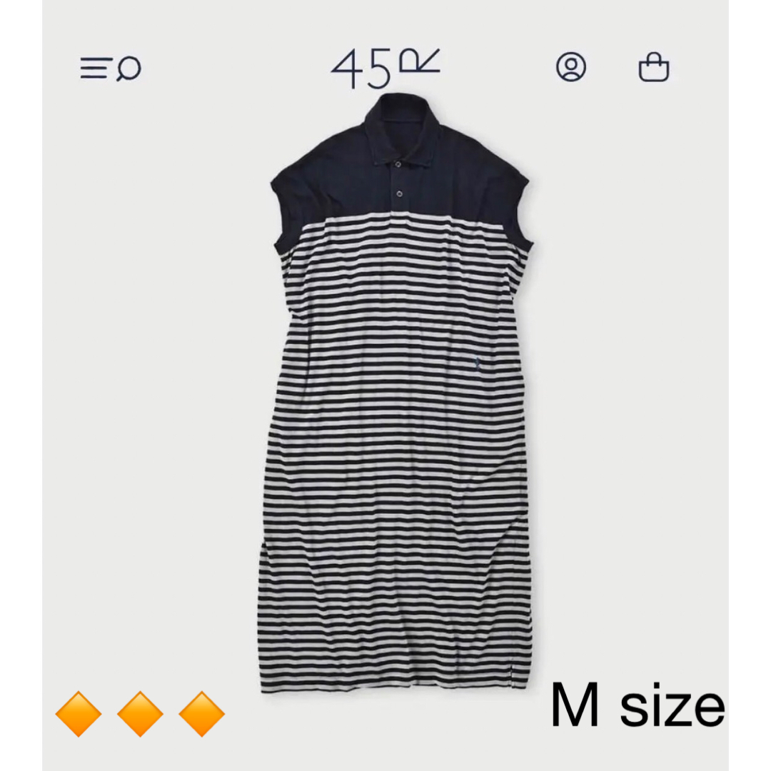 45RスーピマバスクのMドレス（インディゴ）size：FREEのサムネイル