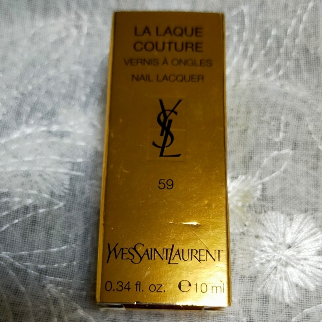 Yves Saint Laurent Beaute(イヴサンローランボーテ)のイヴサンローラン　ラ　ラッククチュール　ニュイ　ノワール　59 コスメ/美容のネイル(マニキュア)の商品写真