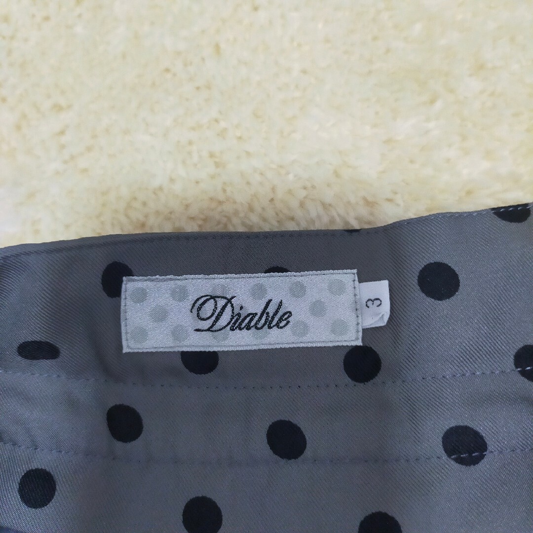 Diable ドット柄スカート ショートパンツ サイズ160 フリル キッズ/ベビー/マタニティのキッズ服女の子用(90cm~)(スカート)の商品写真