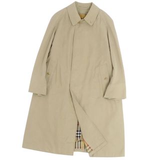 バーバリー(BURBERRY)の美品 Vintage バーバリー Burberrys コート ステンカラーコート バルマカーンコート 裏チェック ライナー付き アウター メンズ 92-170(M相当) ベージュ(ステンカラーコート)