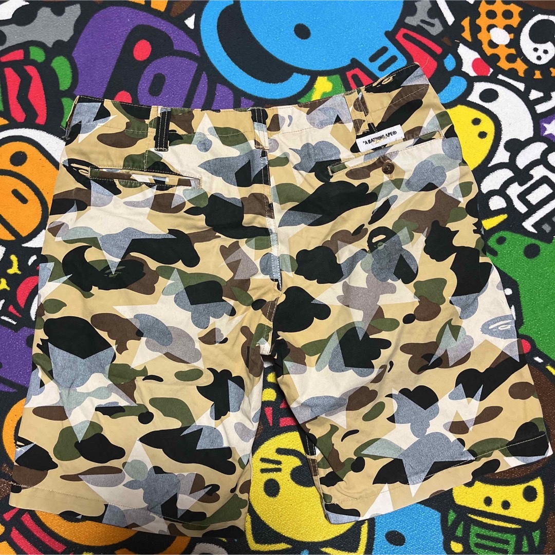 APE BAPE KAWS SHARK シャークパンツ　STA CAMO 迷彩