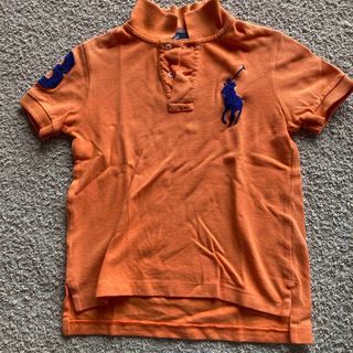 ポロラルフローレン(POLO RALPH LAUREN)の【最終値下げ‼️】訳あり❗️ ラルフローレン  ポロシャツ　レア　オレンジ(Tシャツ/カットソー)