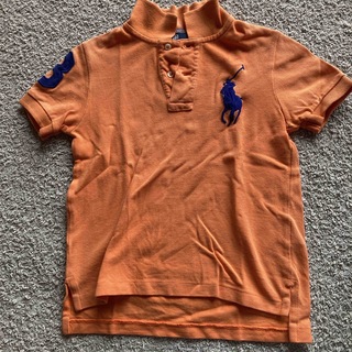 ポロラルフローレン(POLO RALPH LAUREN)の【最終値下げ‼️】訳あり❗️ ラルフローレン  ポロシャツ　レア　オレンジ(Tシャツ/カットソー)