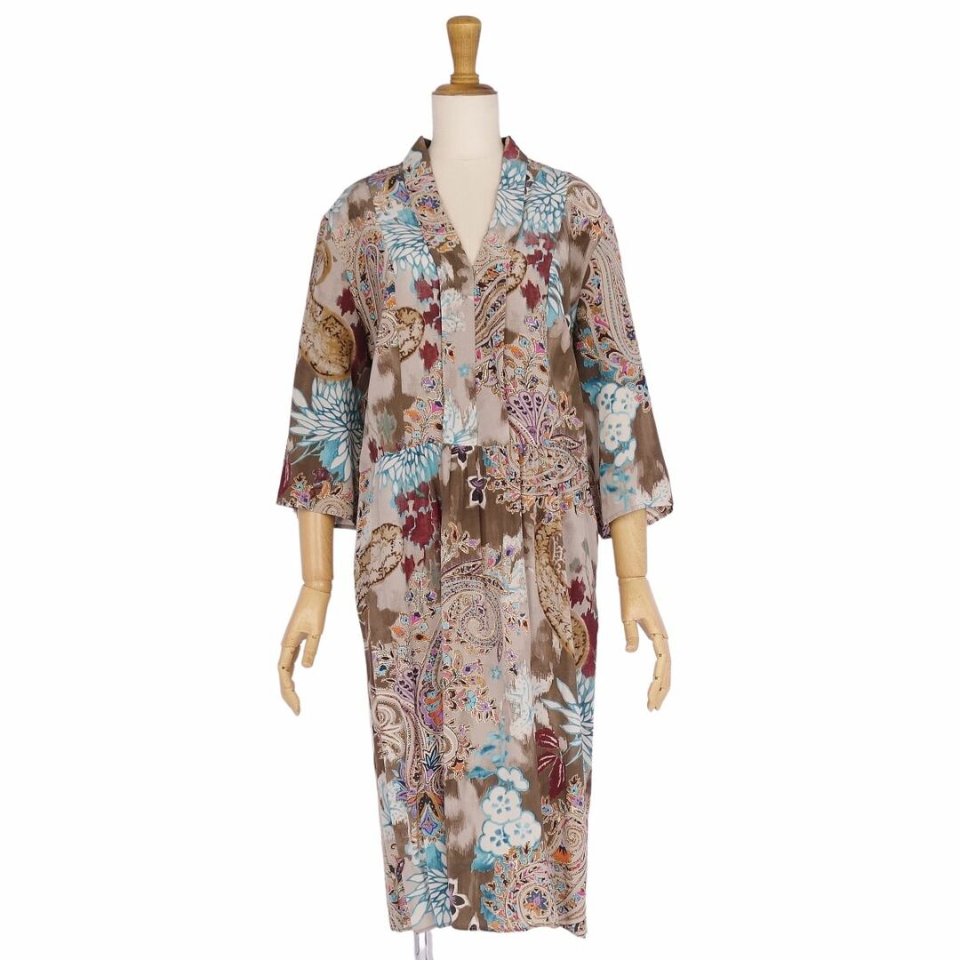 エトロ 美品 シルクワンピース- エトロ 美品 シルクワンピース-