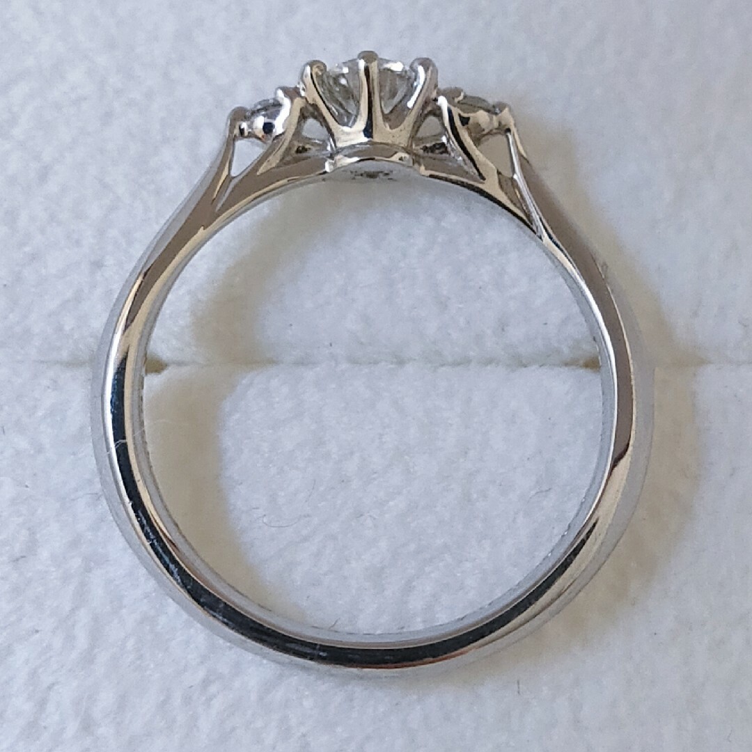 Disney(ディズニー)のシンデレラ ダイヤモンド リング Pt900 0.20ct G SI-2 EX レディースのアクセサリー(リング(指輪))の商品写真