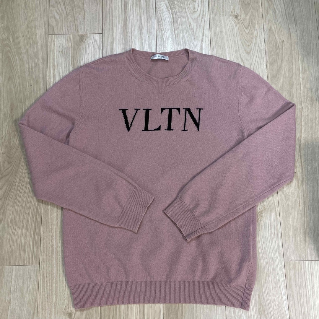 valentino カシミヤ ロゴニット-