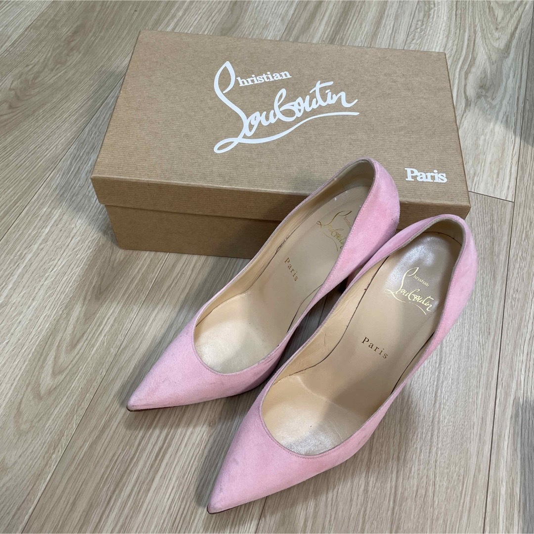 Christianlouboutin スウェードパンプス10センチ | sklep.cleverboard.pl