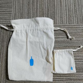 ブルーボトルコーヒー(Blue Bottle Coffee)の【未使用】ブルーボトルコーヒー巾着2点(日用品/生活雑貨)